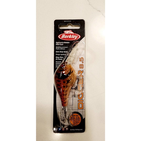 Berkey Lures Digger 8.5  River Red Craw - Picture 1 of 4